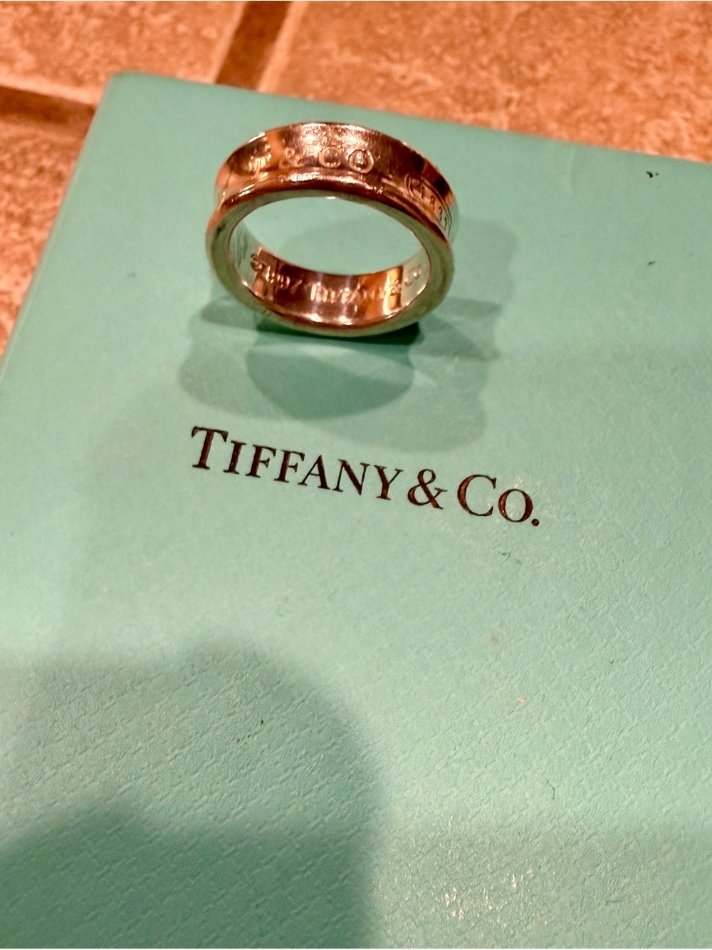 Tiffany & Co 1837 Ring Concave Unisex in Sterling Silver
